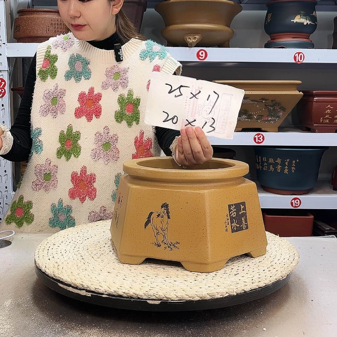 紫砂花盆紫砂花盆