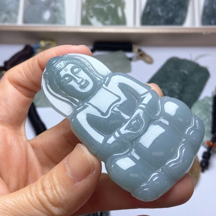 翡翠未镶嵌挂件翡翠