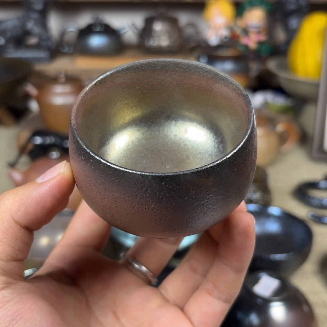 建水紫陶三木柴烧80cc