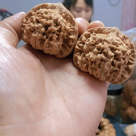 【闪购商品】把件文玩核桃47官帽红皮
