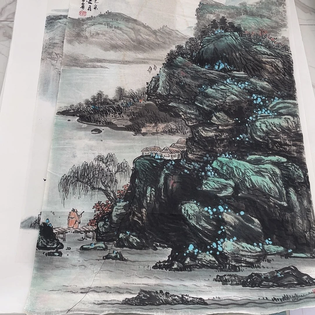 国画国画作品手绘作品