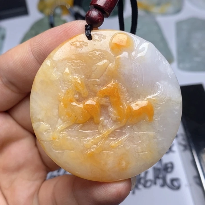 颈饰未镶嵌翡翠翡翠