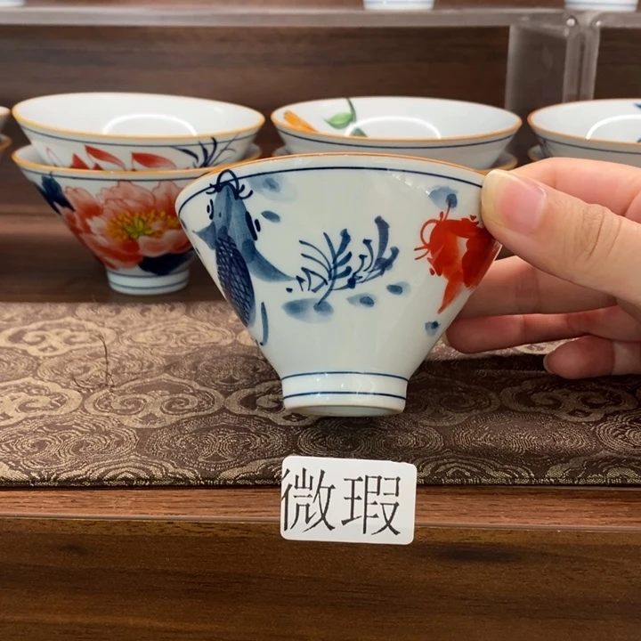 釉下老陶泥手工绘制