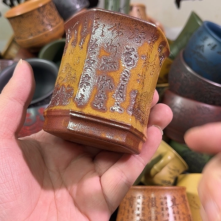 茶杯紫砂全手工紫砂主人杯