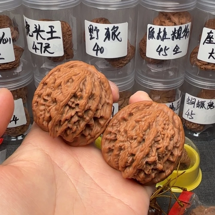 桃核吊坠44麦穗虎头全品