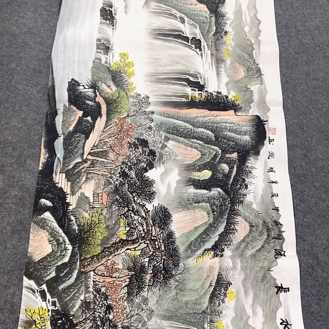 国画国画手绘作品