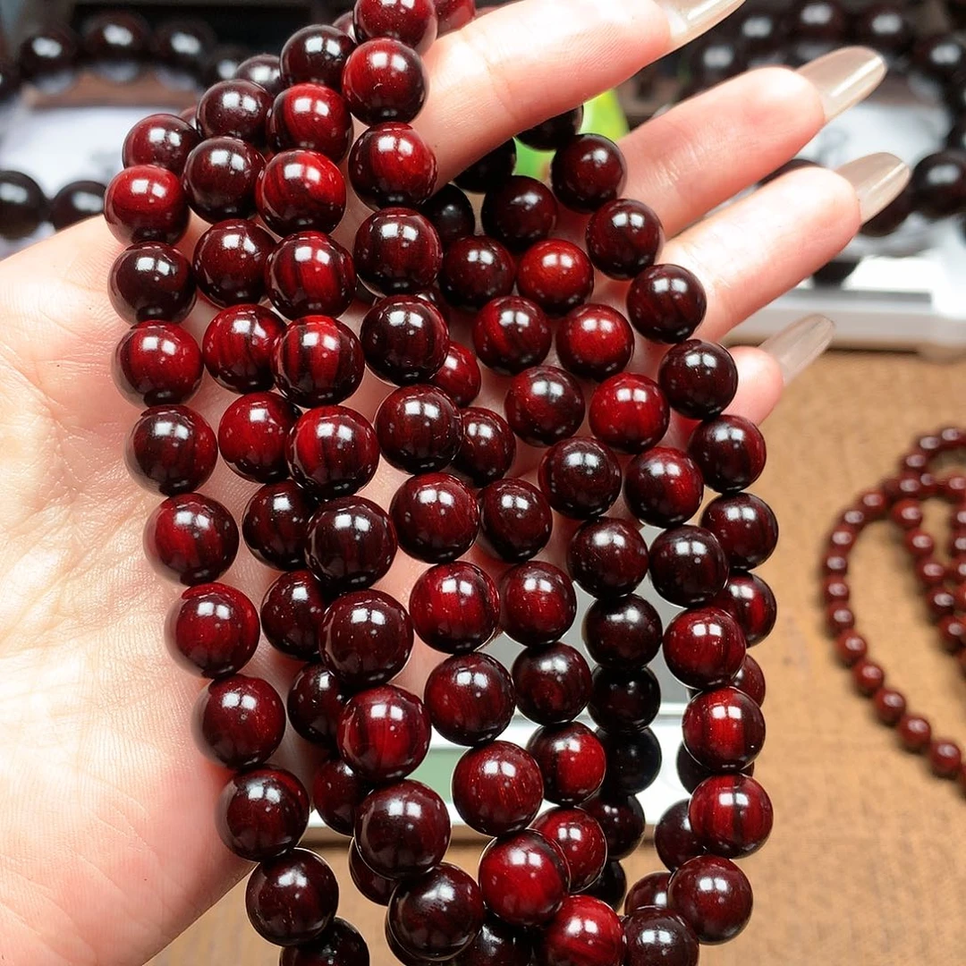 檀香紫檀（小叶紫檀）1.0火焰纹79克➕