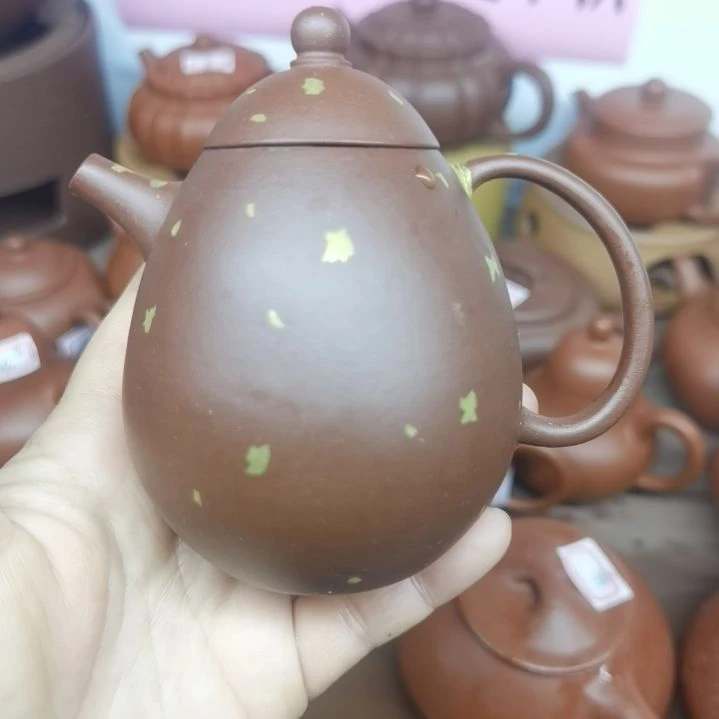 紫砂茶壶宜兴紫砂原矿泥料150