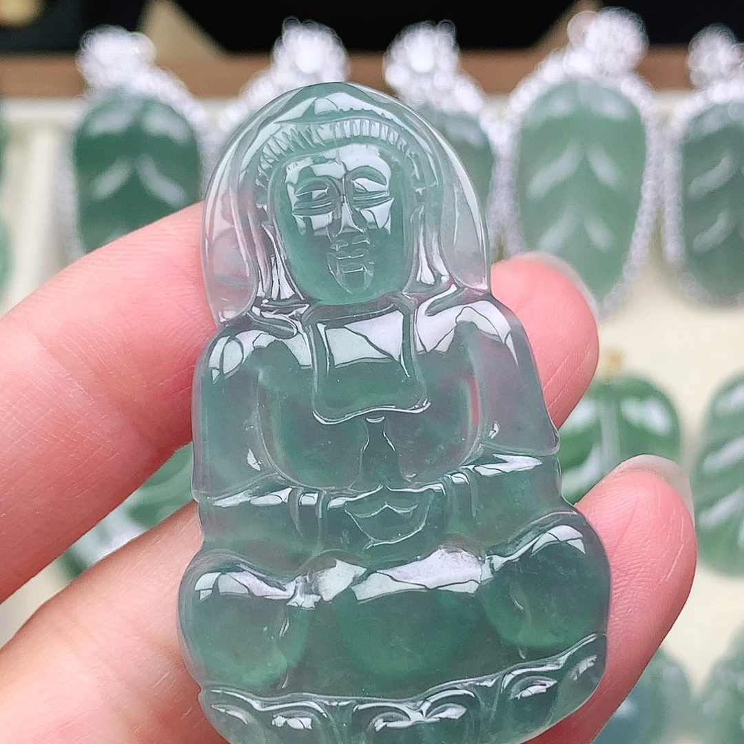 翡翠未镶嵌颈饰吊坠