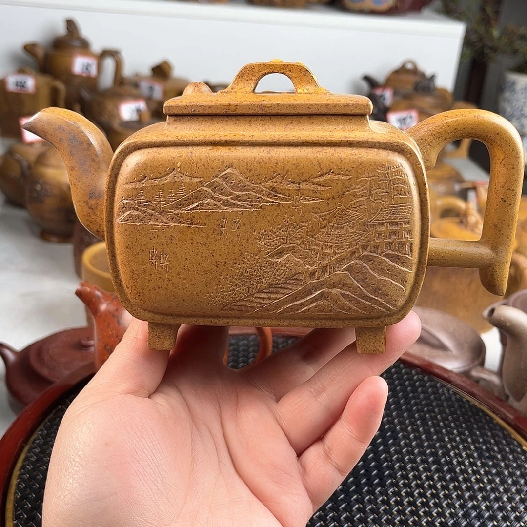 紫泥茶壶宜兴紫砂