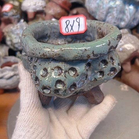 粗陶花盆手工花盆制作就这样