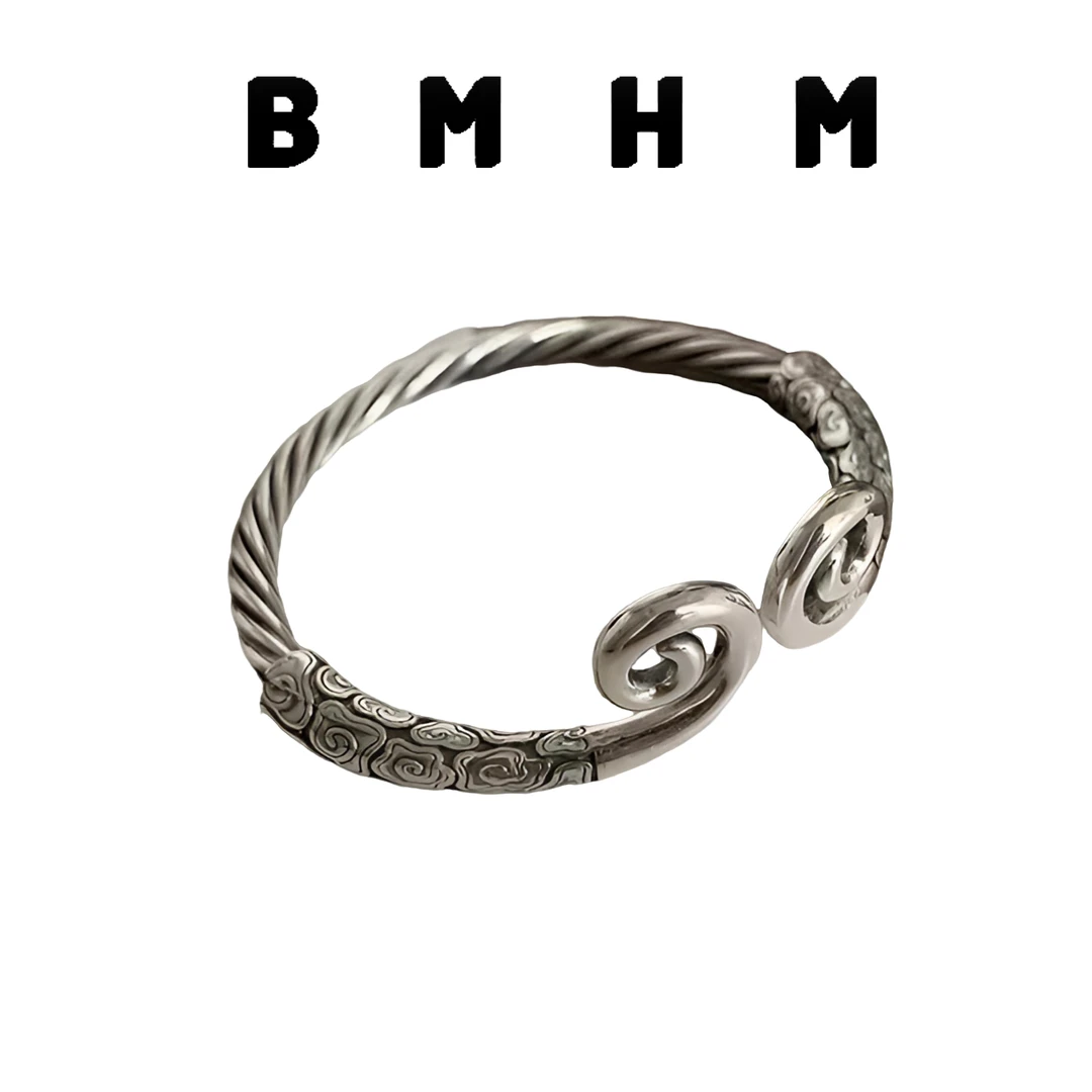 BMHM 铜合金手镯 原创紧箍咒女款手工时尚情侣复古简约个性素款