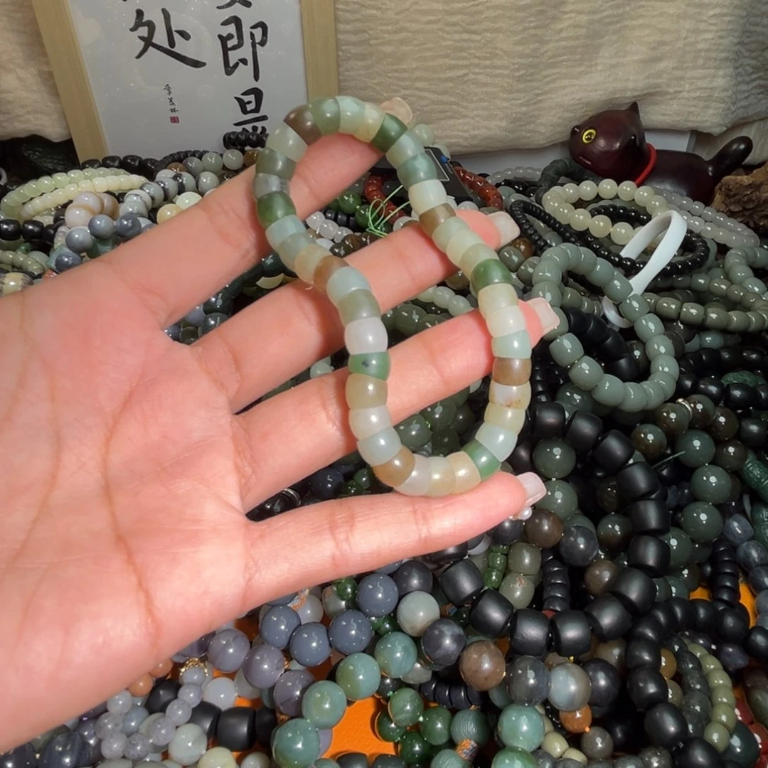 和田玉手链未镶嵌