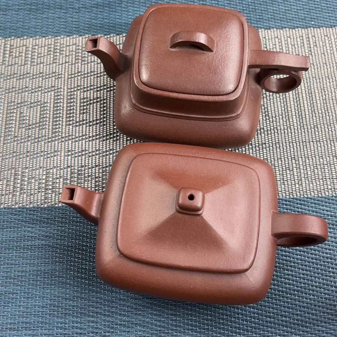 h***h紫砂茶壶手工制作工艺精湛俩把