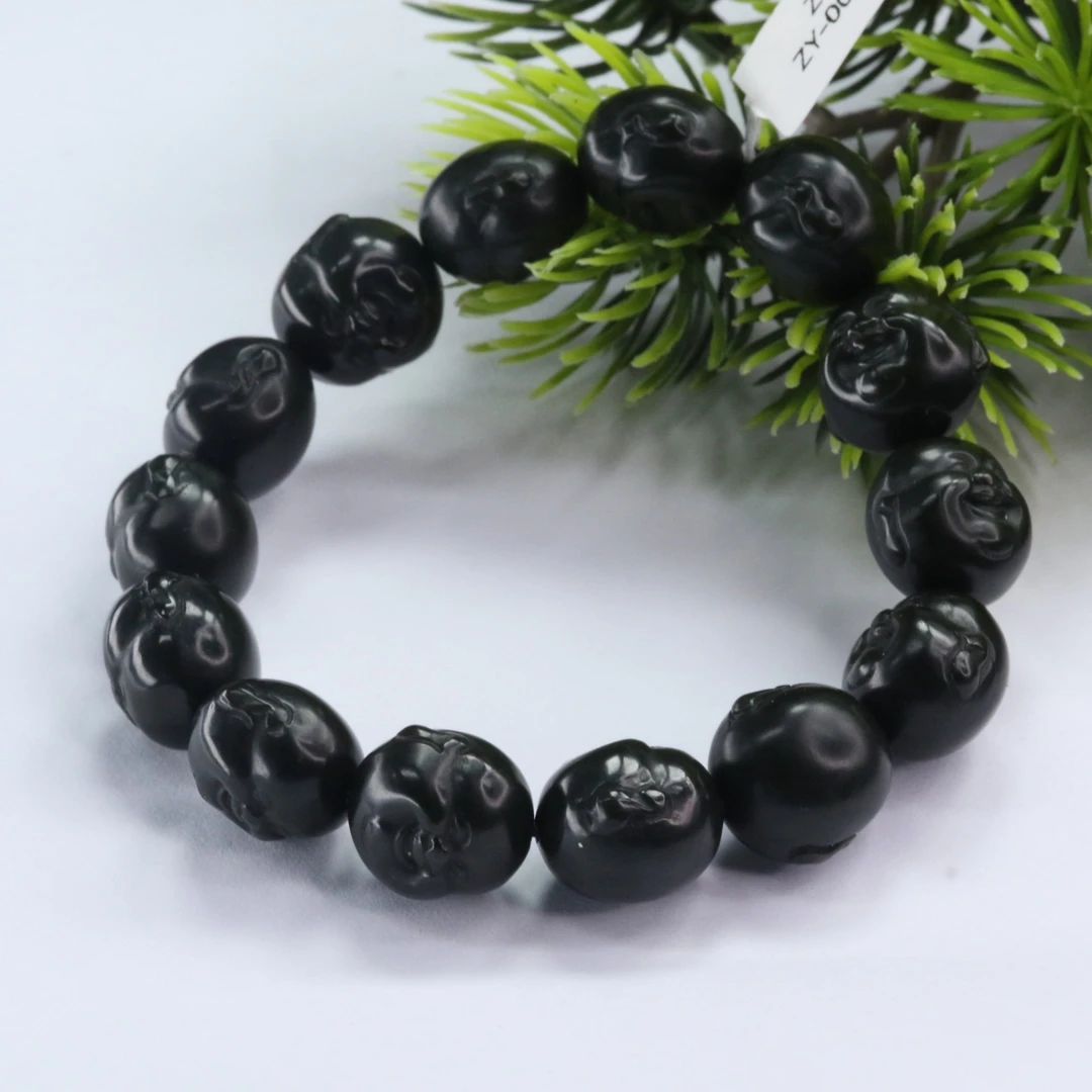 28和田玉塔青手串/402082北京中保拍卖