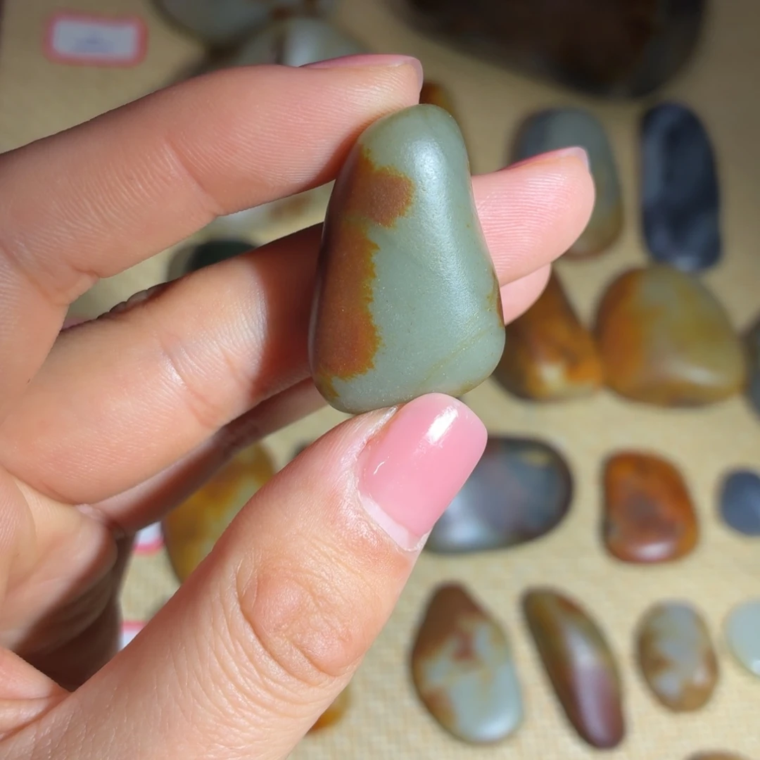 和田玉未镶嵌挂件18g