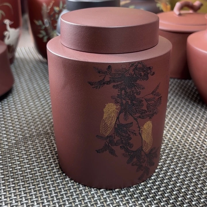 紫砂茶叶罐中高端紫砂茶叶罐