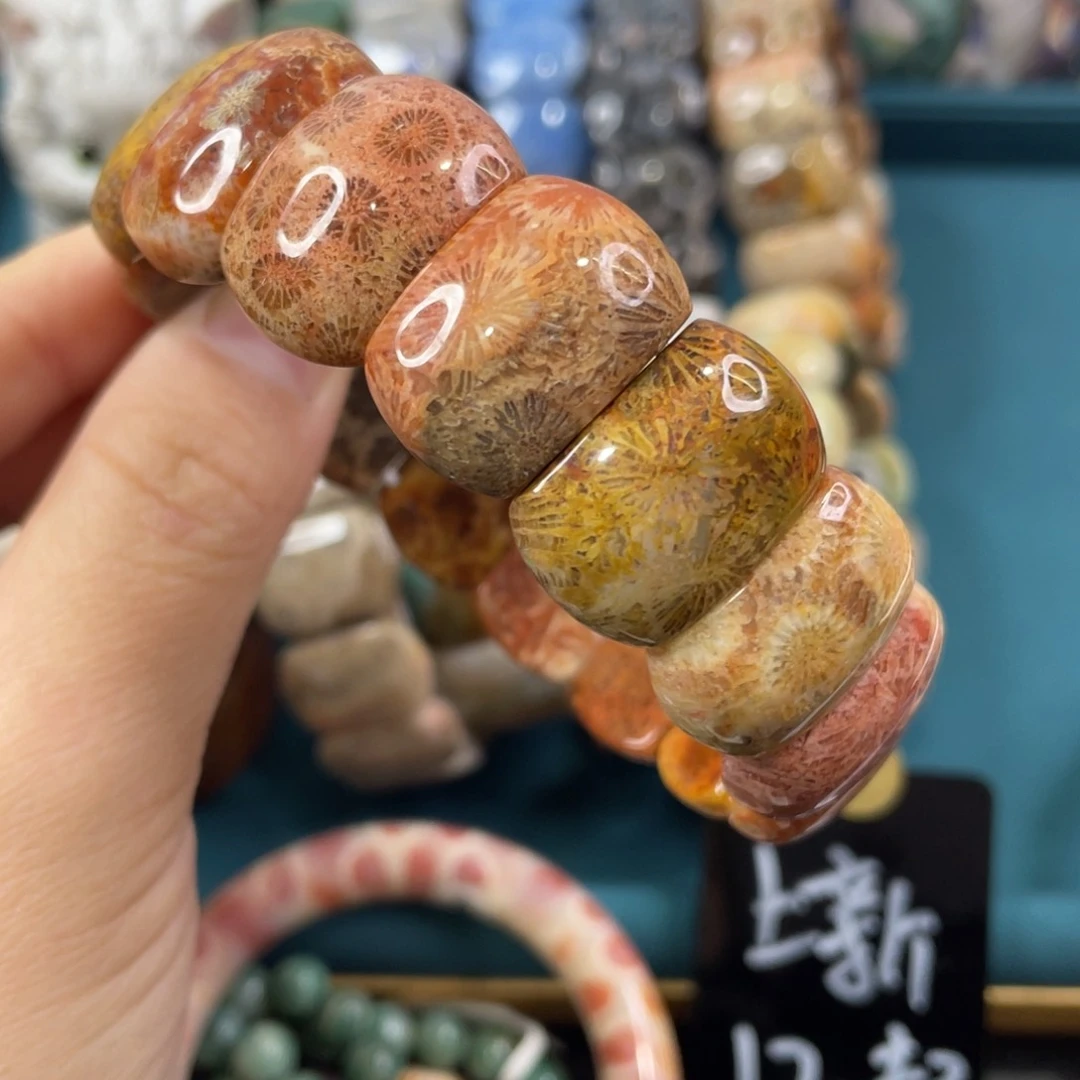 未镶嵌手镯硅化玉