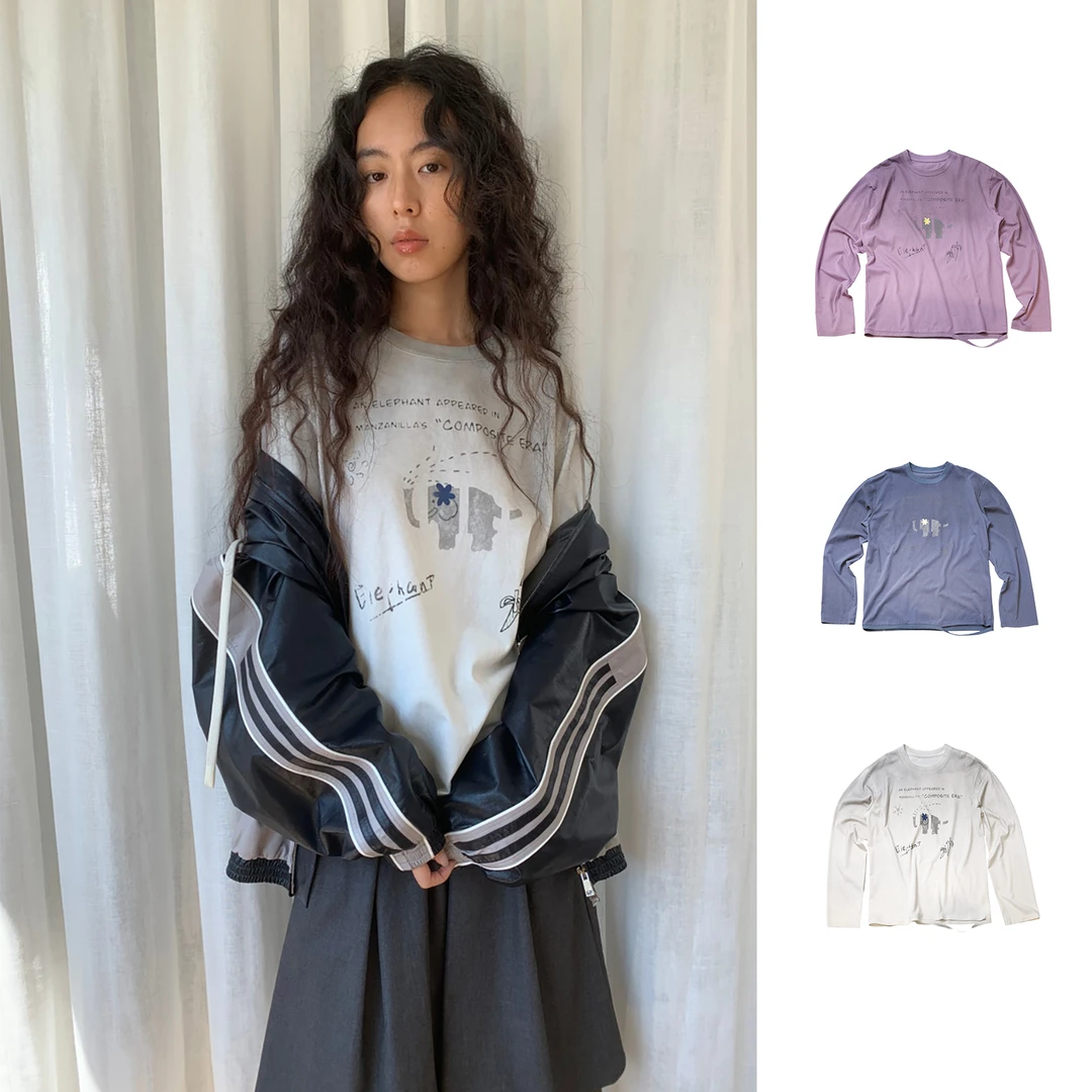 MANZANILLA设计师品牌 玩水小花T恤休闲时尚 DSC买手店 DY5M32023