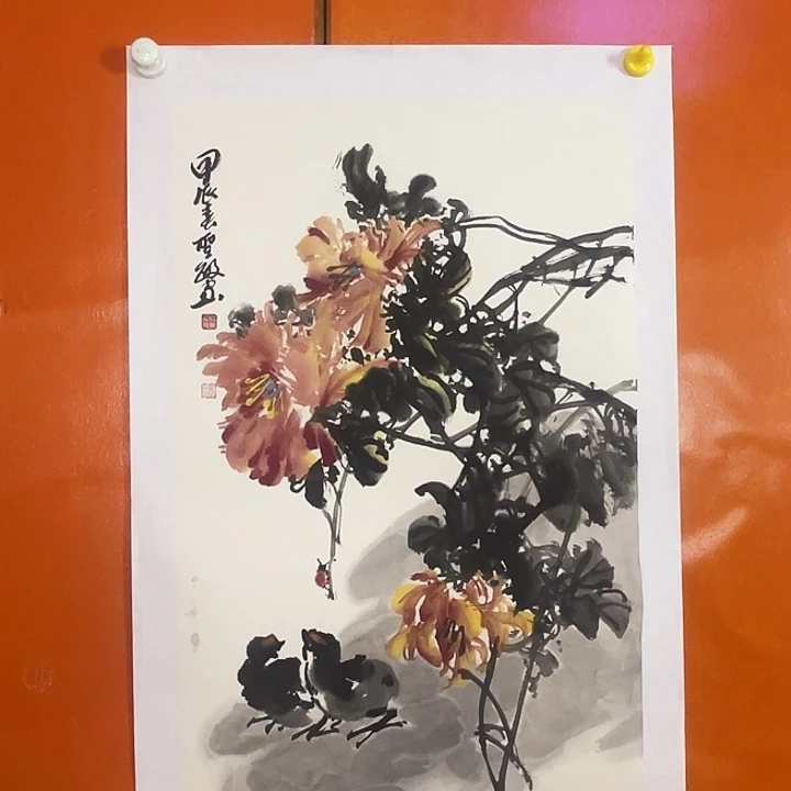 国画张圣敏先生纯手绘作品