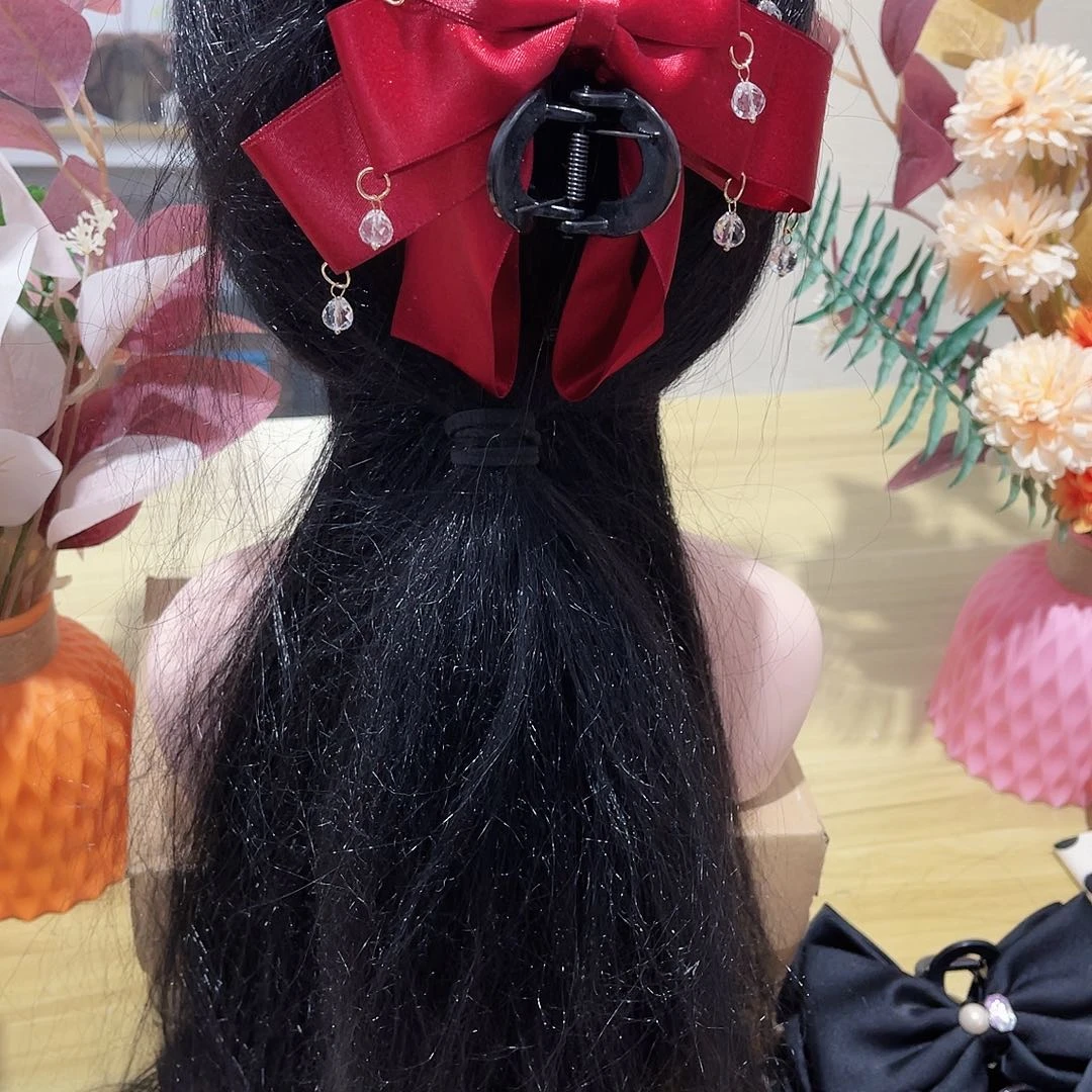 布艺铁合金蝴蝶结发夹