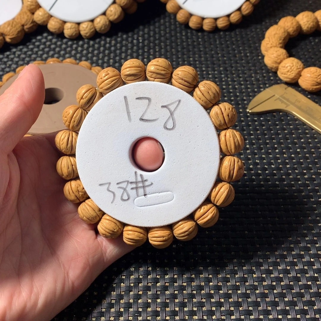 真***家桃核手串38号链接，