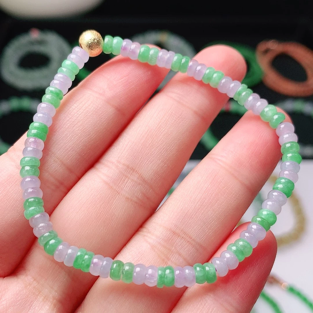 未镶嵌手链翡翠翡翠