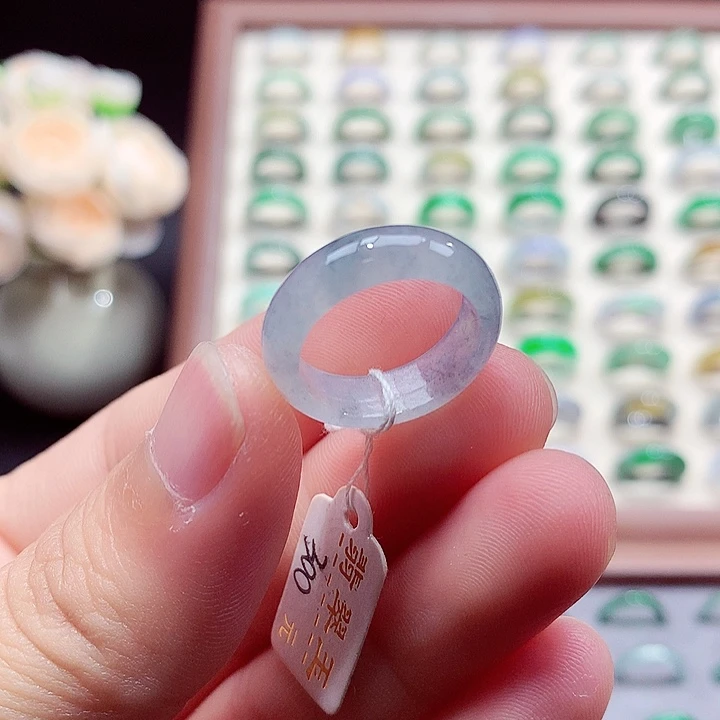 翡翠未镶嵌戒指12号