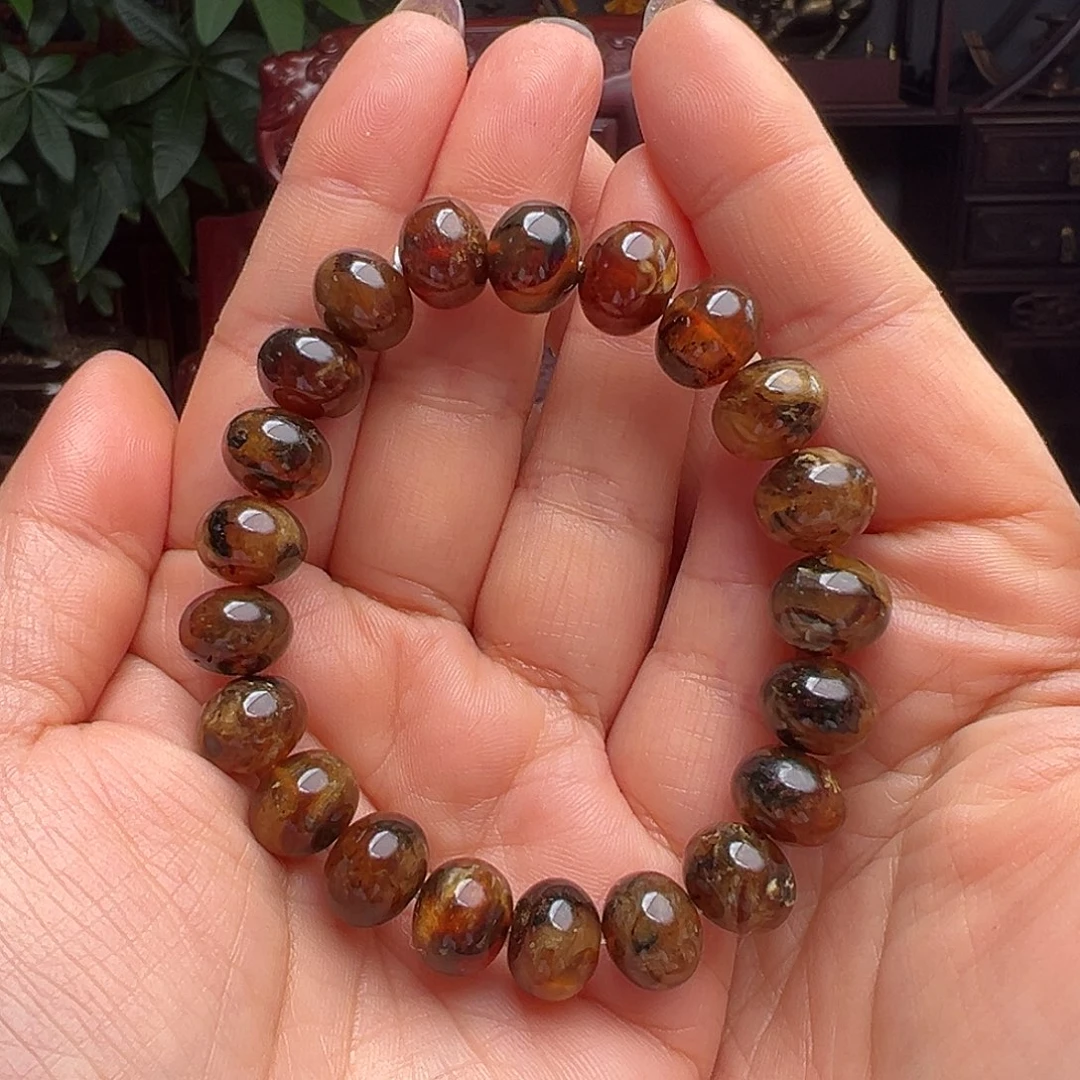 积***雪琥珀未镶嵌裸石抚顺琥珀10171十一