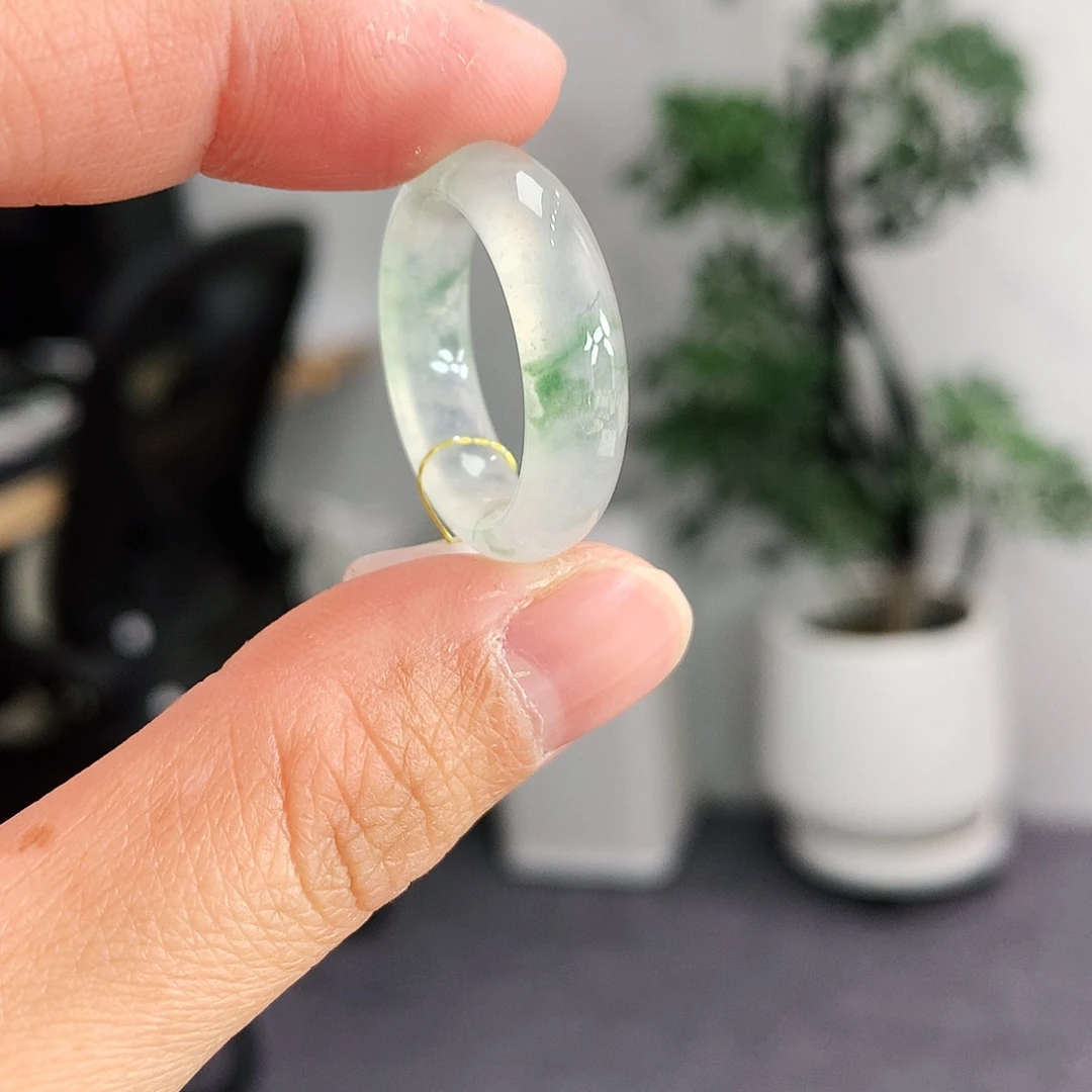 翡翠未镶嵌戒指16-17号