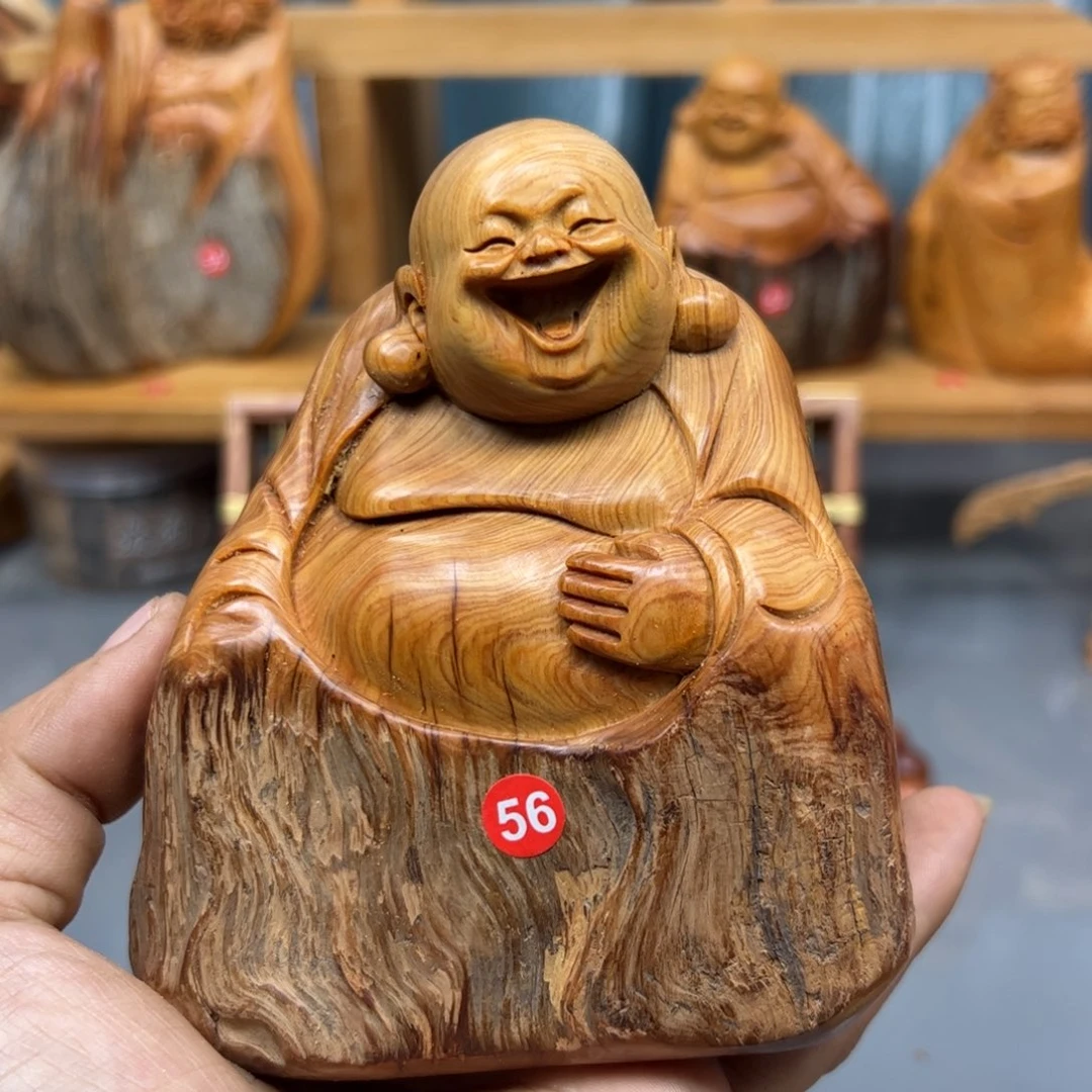 波***）木崖柏木摆件手把件