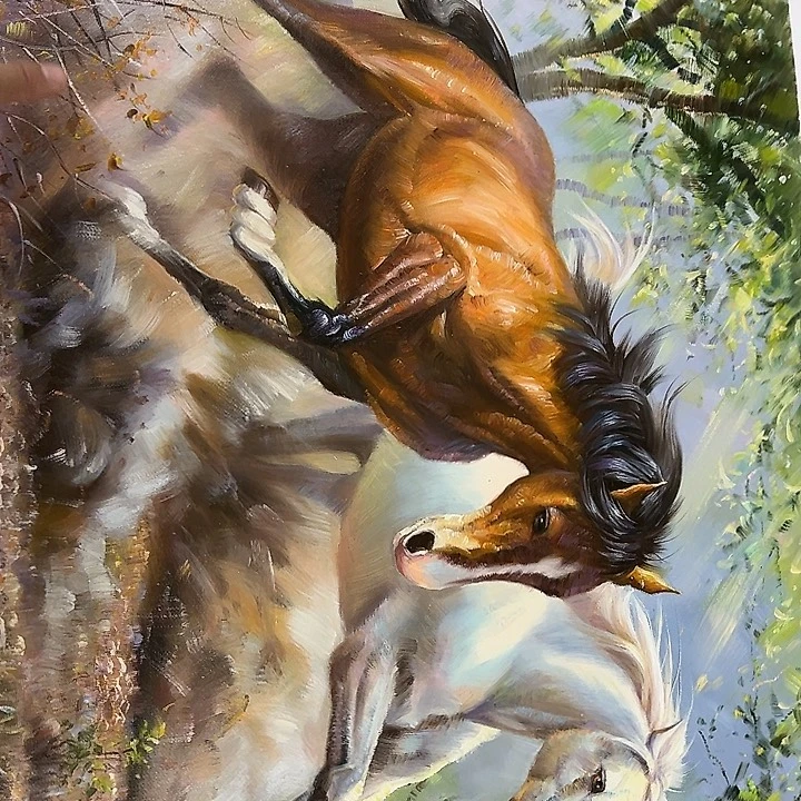 油画恭喜嘻嘻仔仔细细