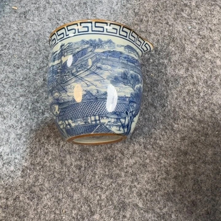 琉璃手工艺品陶泥清明上河图公道杯