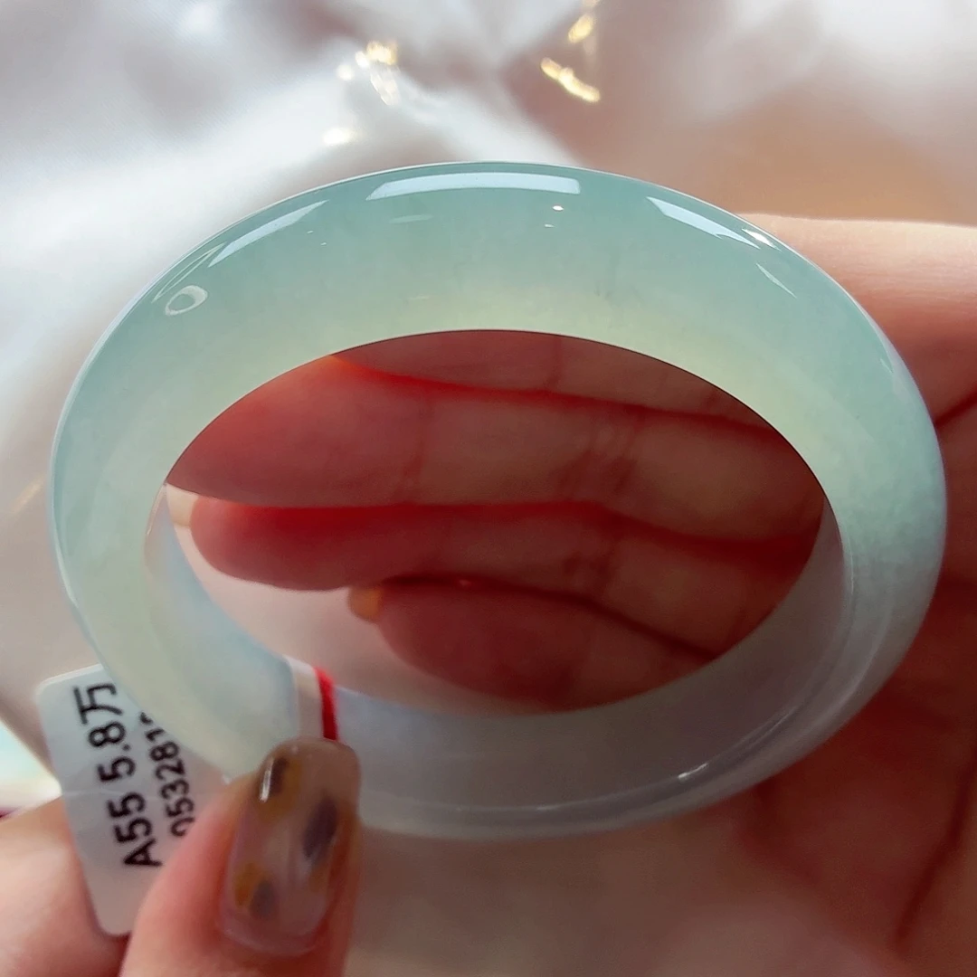 翡翠未镶嵌手镯22（41号）