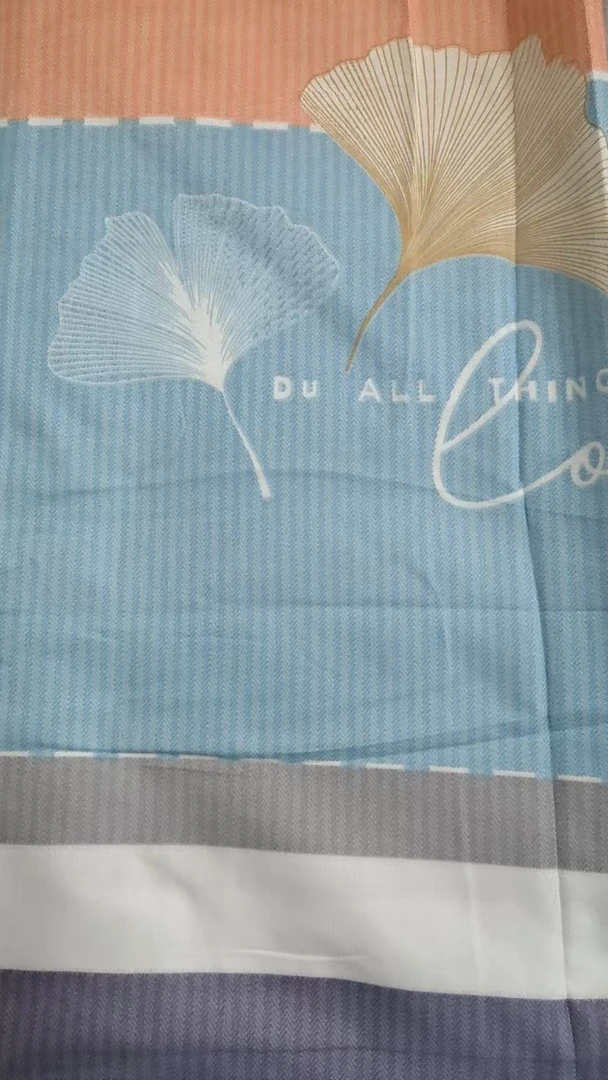 （304）单人被套1.5*2米 微瑕疵款无售后 橘银杏叶