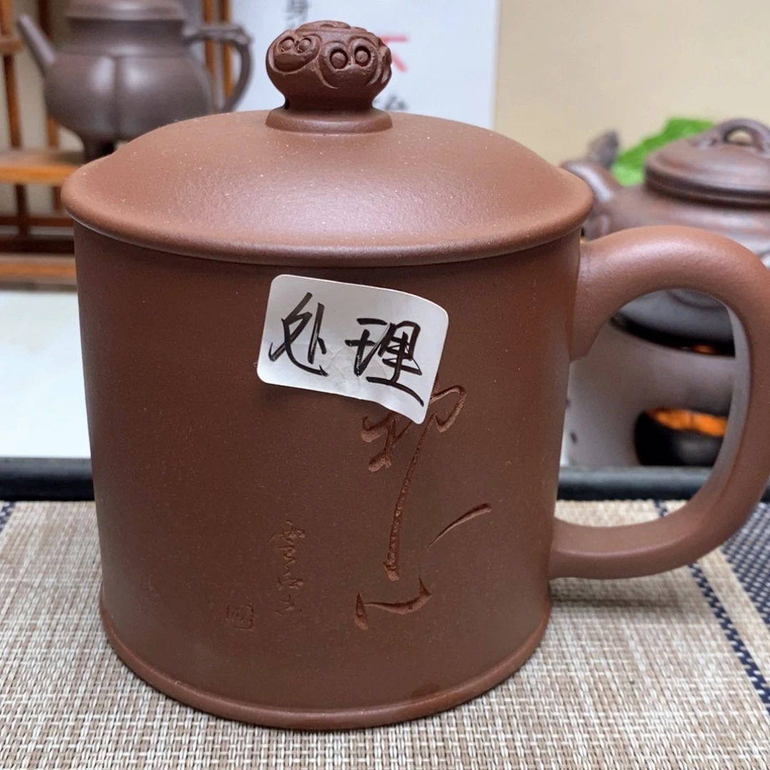 茶壶紫砂480毫升无添加五号井老紫泥