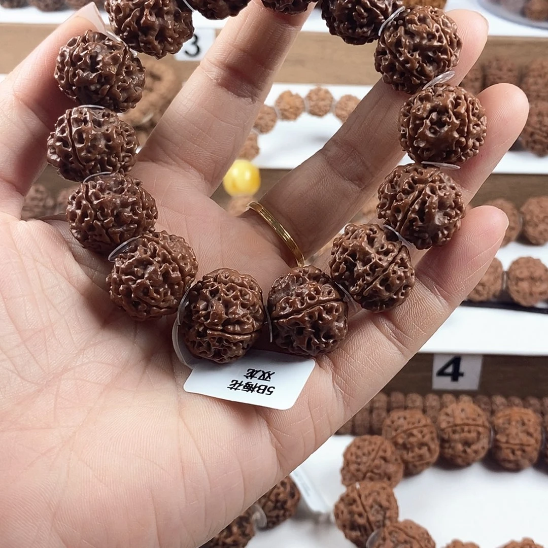 手串金刚菩提原生态5瓣梅花双龙