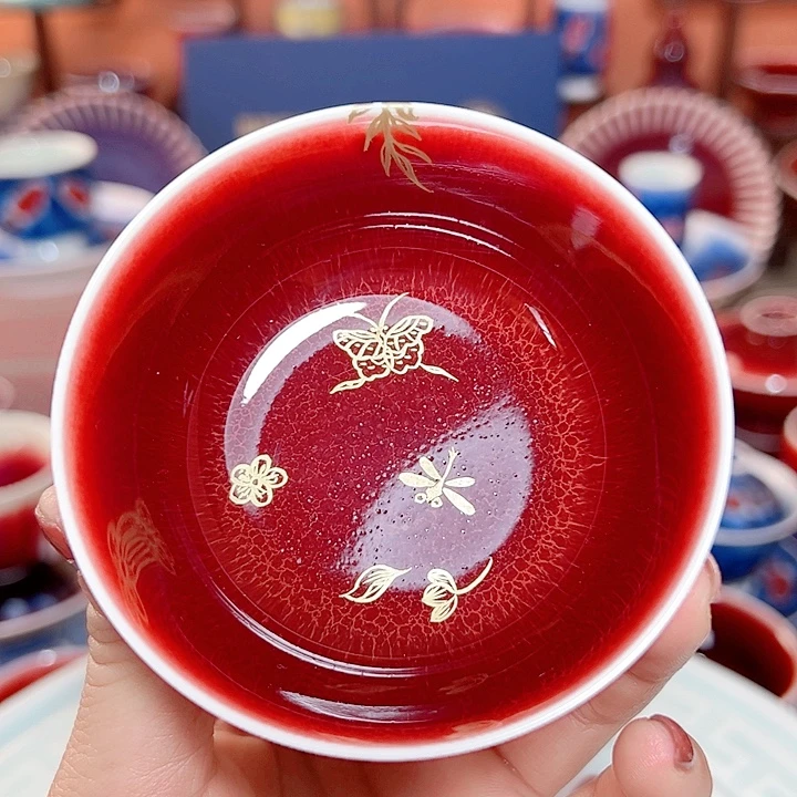 瓷片景德镇品艺轩郎红