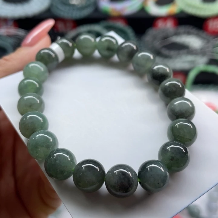 翡翠手链未镶嵌卡10