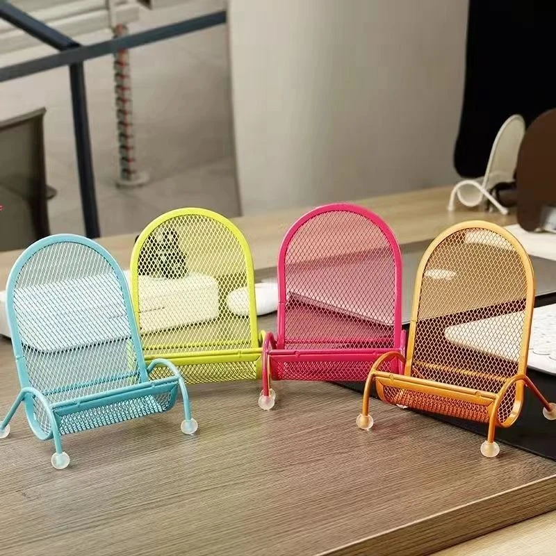 创意手机架桌面懒人支架可爱椅子手机支架稳固防滑手机通用床上