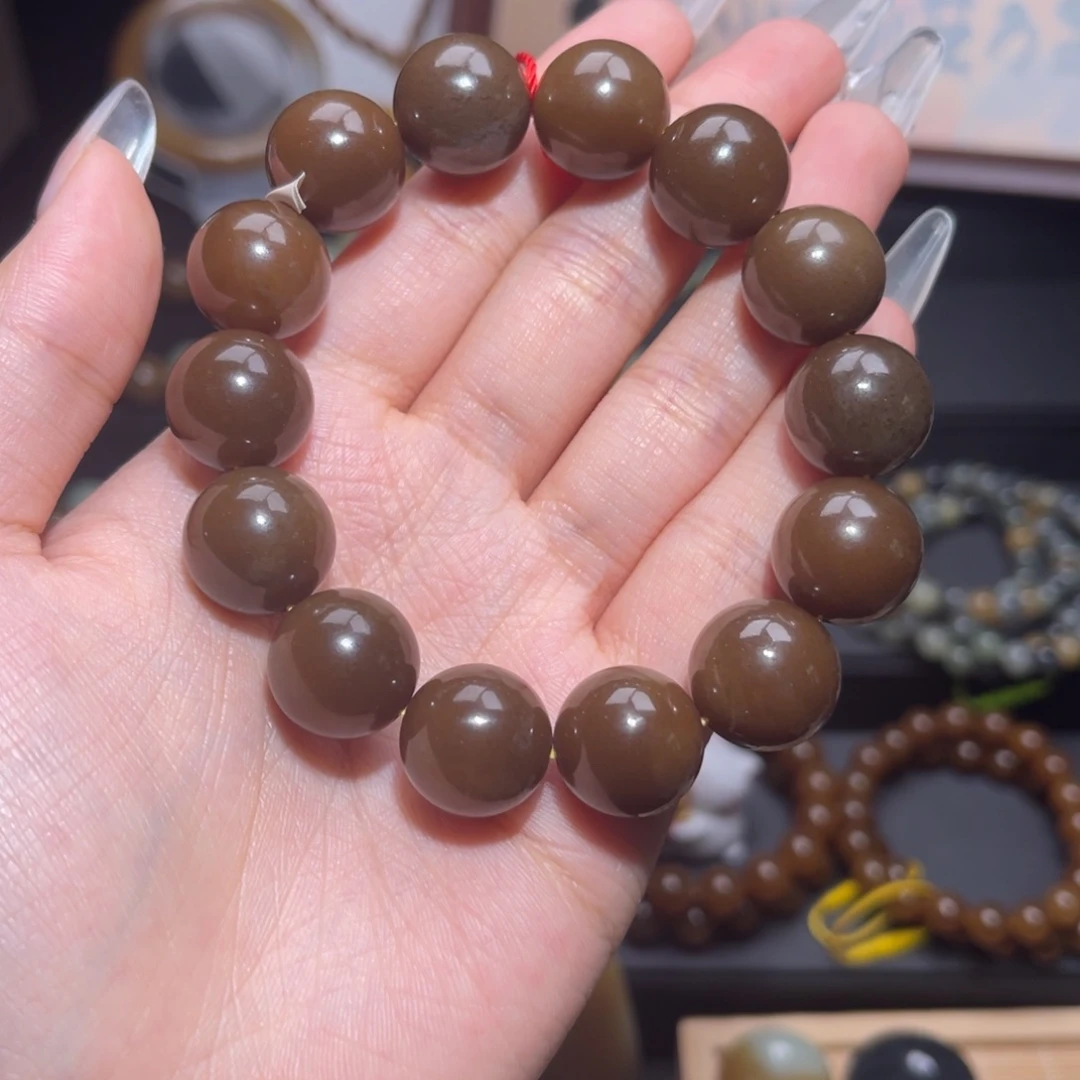 吉***祥未镶嵌手链和田玉（糖玉）