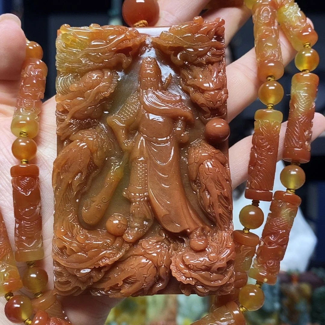 未镶嵌岫玉挂件吊坠
