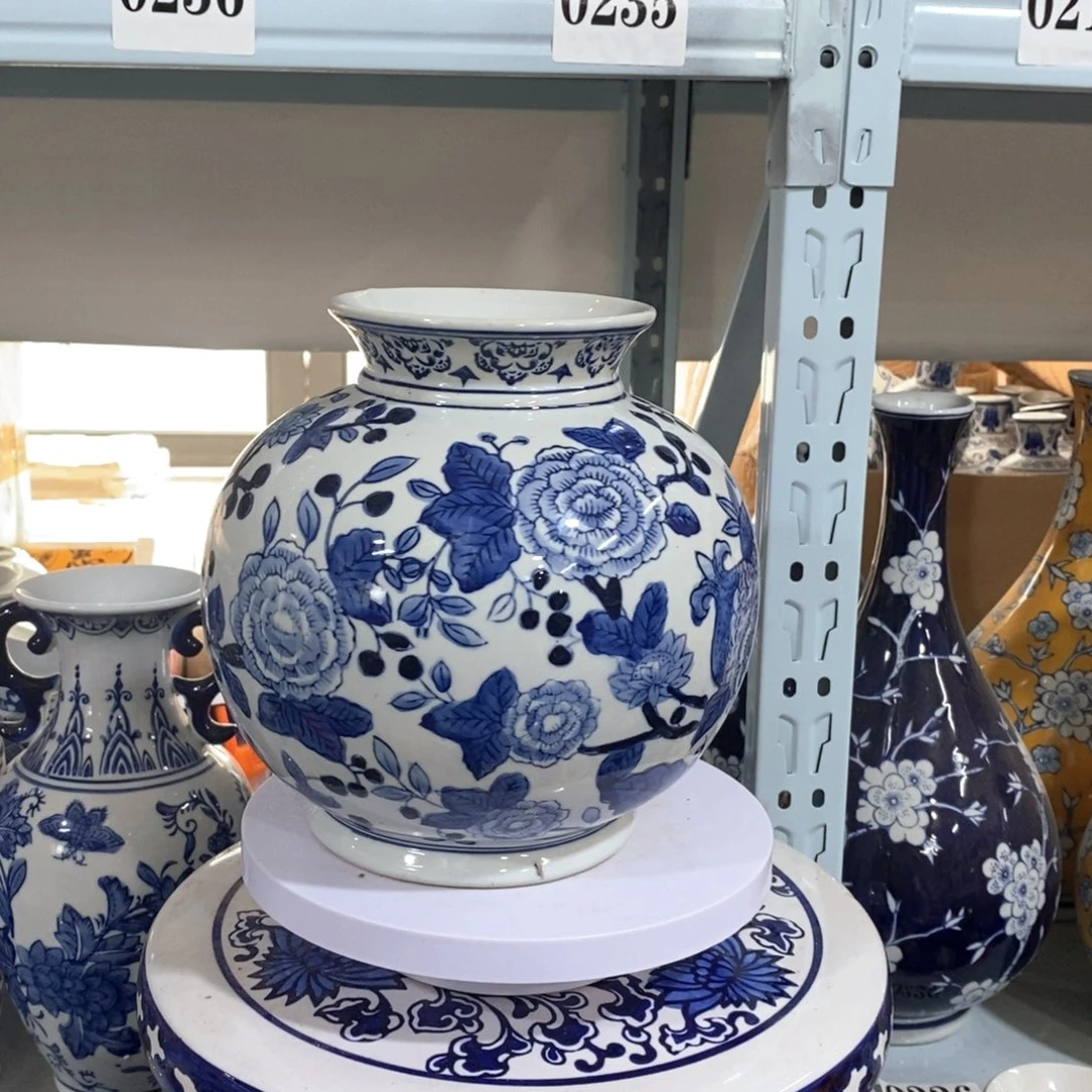 瓶大肚后摆件花瓶