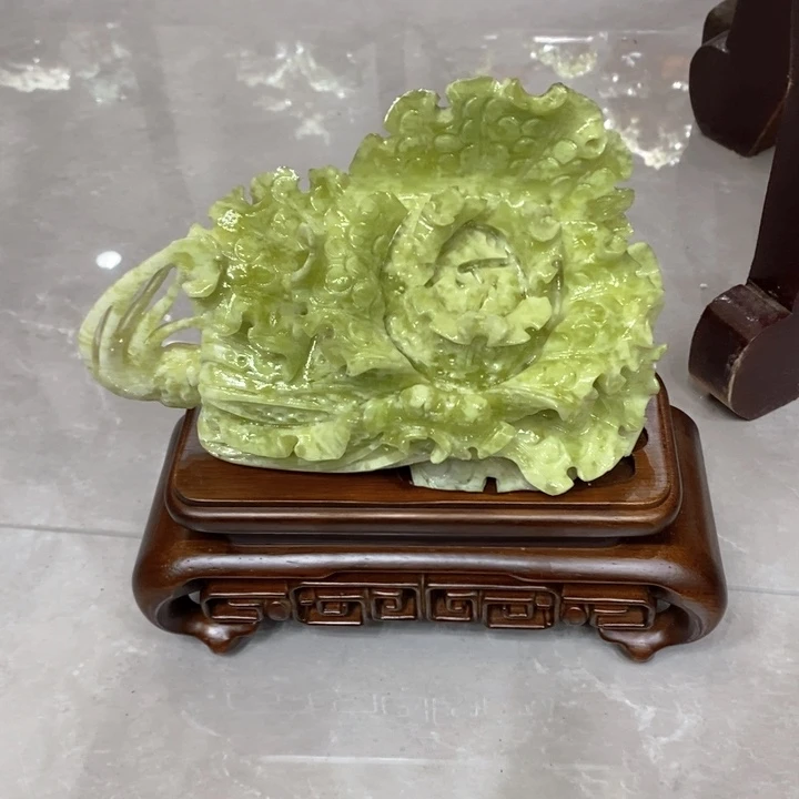 蛇纹石玉（覆膜）珠宝奇石未镶嵌鳕*