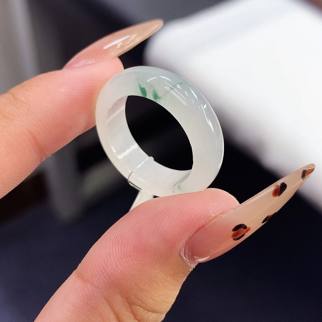 翡翠未镶嵌戒指14号