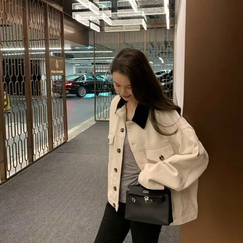 “卡米尔爱恋”优雅显瘦显脸小高级感休闲时尚外套女2025年新款夹克