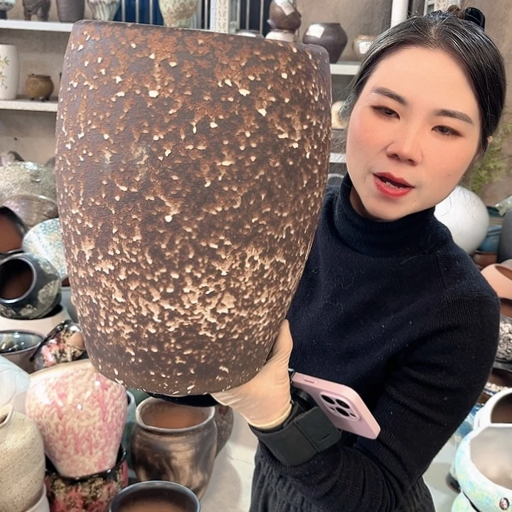 正品口23高32花盆……