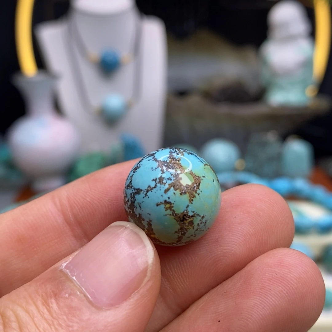 绿松石未镶嵌珠宝奇石17.7