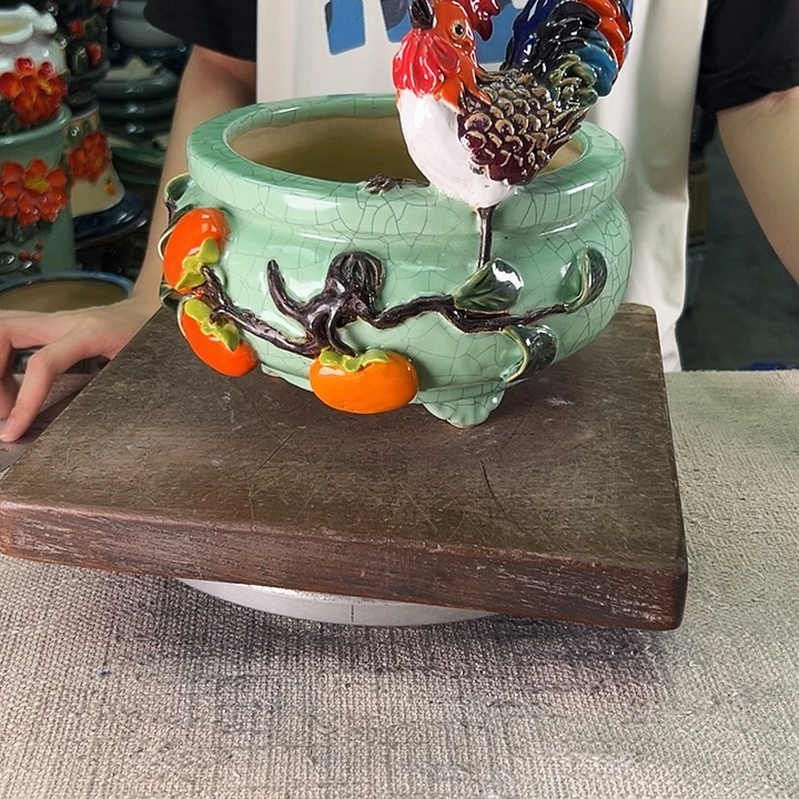 泳坤堂石湾盆陶瓷