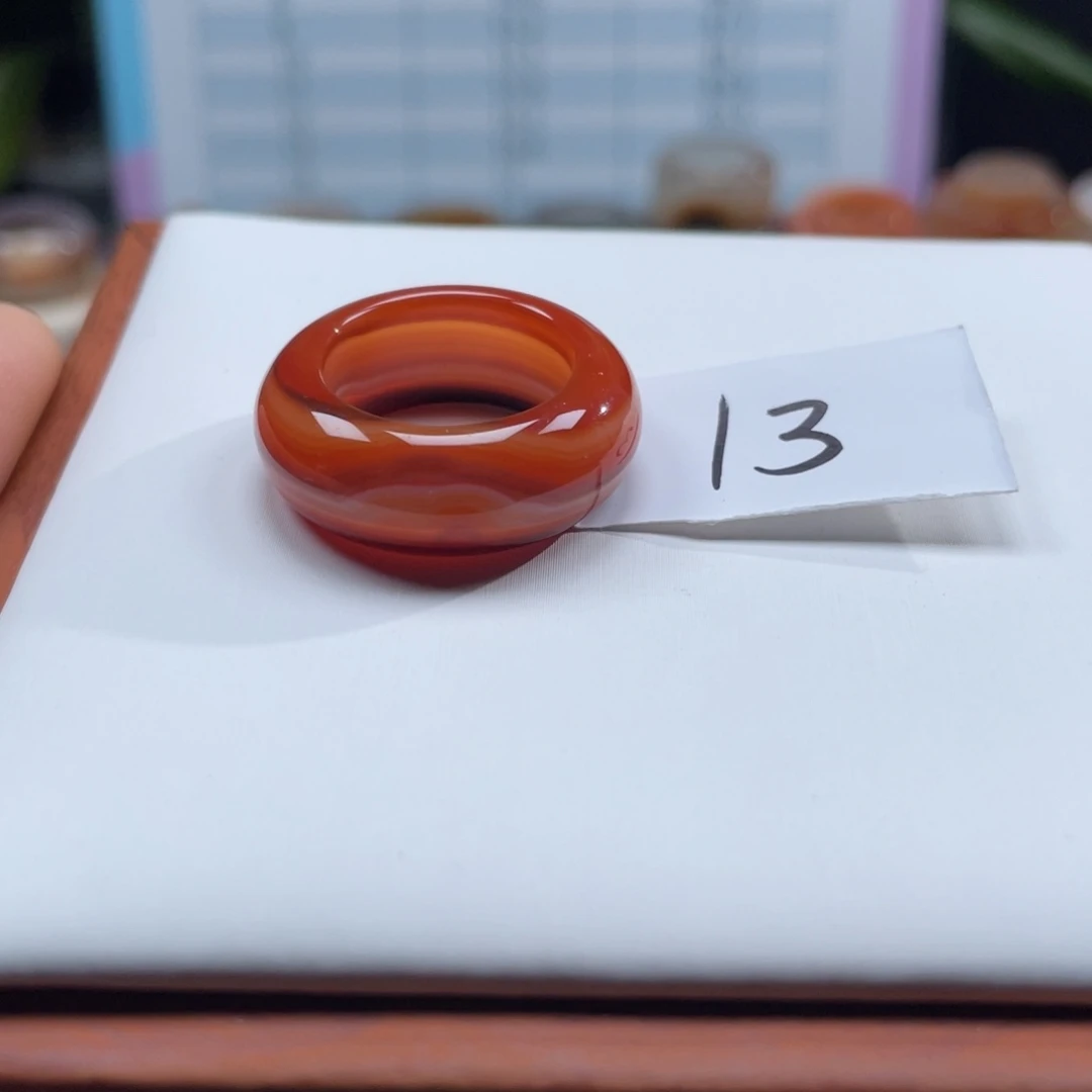 玛瑙/玉髓未镶嵌戒指Z17港14